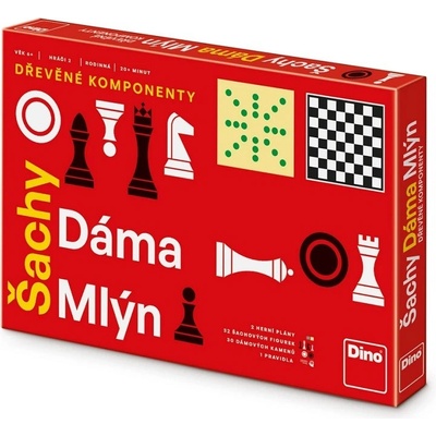 Dino Šachy, Dáma, Mlýn – Hledejceny.cz