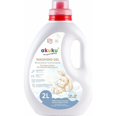 Akuku hypoalergenní prací gel od 1. dne života 2 l