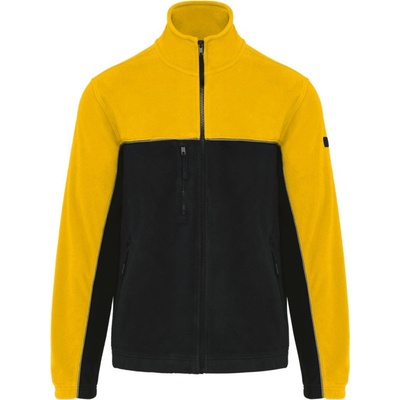 Kariban WK904 pracovná fleecová bunda 20.W904 black/yellow