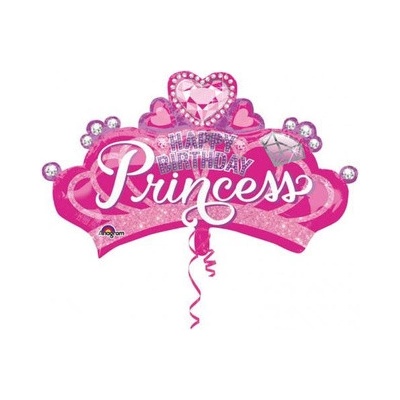 Anagram Fóliový balón Happy Birthday Princess 81 x