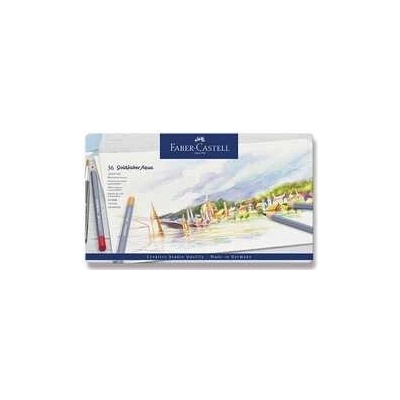 Faber Castell Goldfaber Aqua akvarelové pastelky 114636 plechová škatuľka 36 farieb