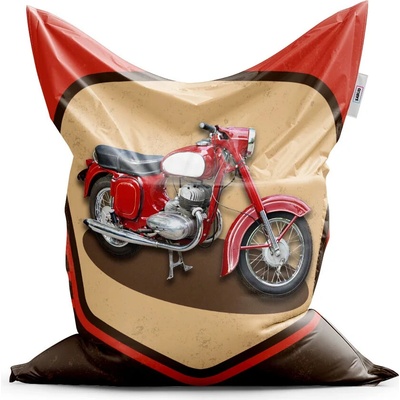 Sablio Sedací vak Jawa panelka Vintage 150x100 cm