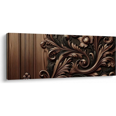 Obraz - Vzor ze dřeva, jednodílný 100x40 cm