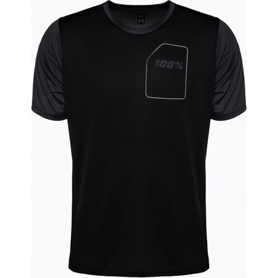 100% Ridecamp Jersey SS čierny Pánska
