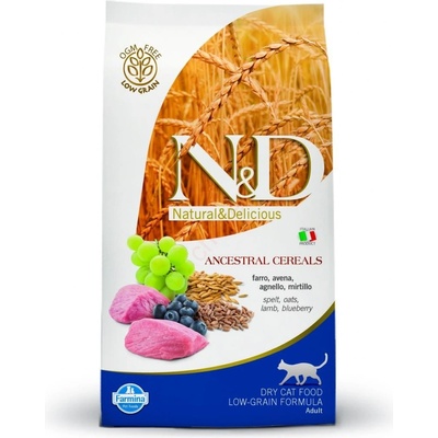 N&D Low Grain Cat Adult Lamb Blueberry 1,5 kg