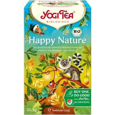 Yogi Tea Happy Nature BIO ajurvédsky čaj, ovocie, korenie 17 × 1,9 g