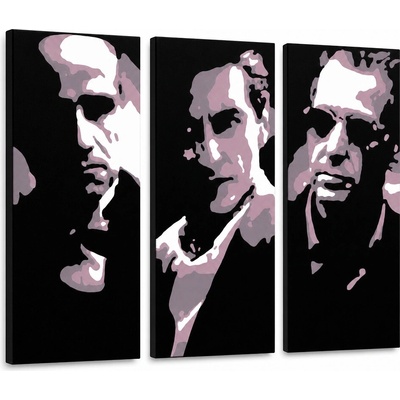 Ručne maľovaný POP Art obraz GODFATHER - 150x100 cm