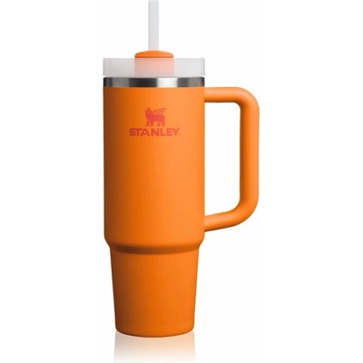 Stanley Quencher H2.O FlowState™ Tumbler tumbler z nehrdzavejúcej ocele s rúrkou stredný Goldenrod Coral 1 ks
