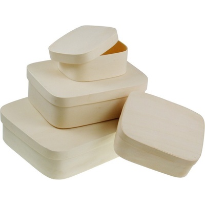 Meyco Preglejkový obdĺžnikový box 16 x 13 v 5 cm
