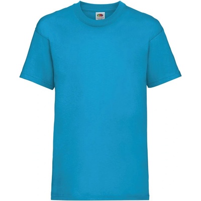 Fruit of the Loom tričko Kids Valueweight T modré