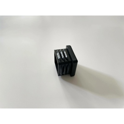 Zátka černá pro profil 25x25x2 mm