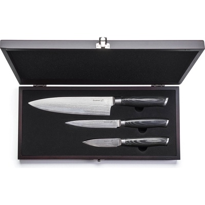 G21 Sada nožů Gourmet Damascus small box 3 ks – Hledejceny.cz