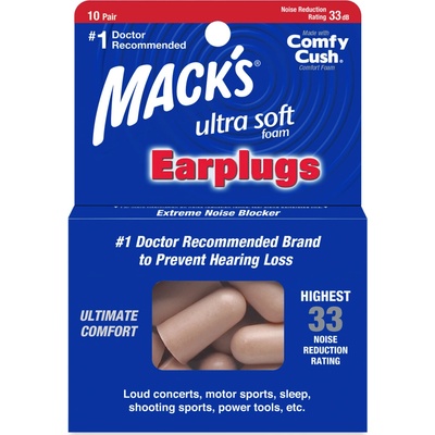 Mack's Ultra Soft špunty do uší 3 páry