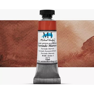 Michael Harding akvarelové barvy 15 ml Perrindo Maroon 306