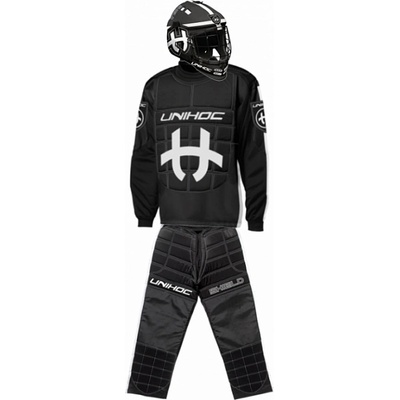 Unihoc Shield JR black + maska shield black/white – Hledejceny.cz