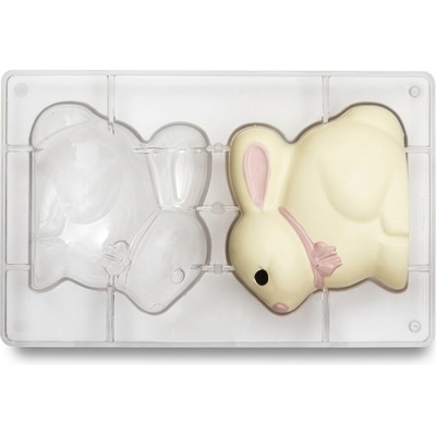Decora Čokoládová forma polykarbonátová na velikonočního zajíčka 13x11cm