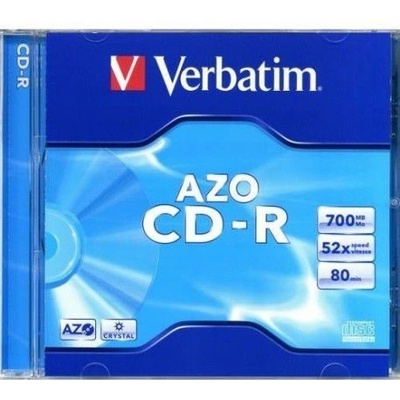 Verbatim CD-R 700MB 52x, jewel, 1ks (43326) – Hledejceny.cz