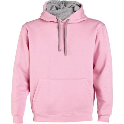Roly mikina URBAN pánská E1067-4658 Růžová/šedá