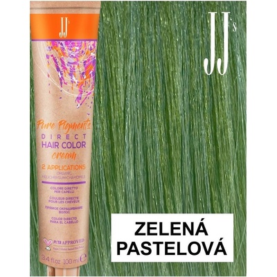JJ Direct Barva Green Dew zelená Pastelová 100 ml