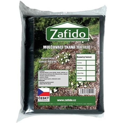 Netkaná textilie Zafido Tkaná školkařská textilie 100 g 2x5m černá 242