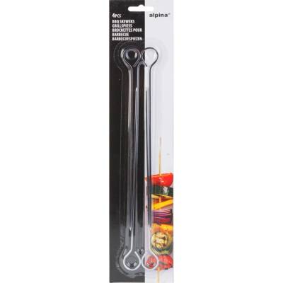 Alpina Kovové grilovacie ihly 24 cm, 4 ks