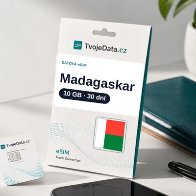 eSIM Madagaskar 10 GB / 29 dní - Madagaskar CKH453