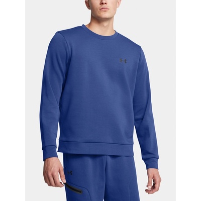 Under Armour mikina UA Unstoppable Flc Crew EU Modrá