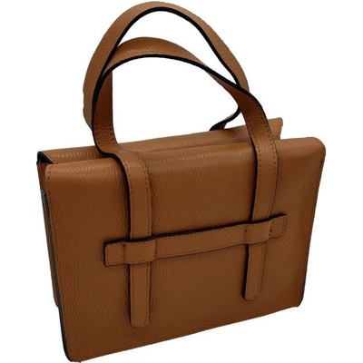 Donatella dámská kožená kabelka 902819 cognac