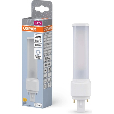 Osram DULUX LED D26 EM 9W/840 G24d-3 studená 2PIN