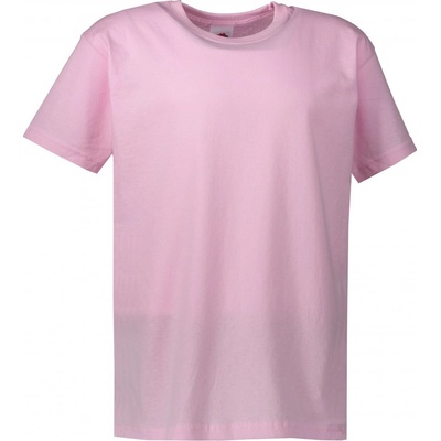 Fruit Of The Loom tričko kids Valueweight T Light Pink