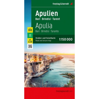 Apulie 1:150 000 / automapa a rekreační mapa
