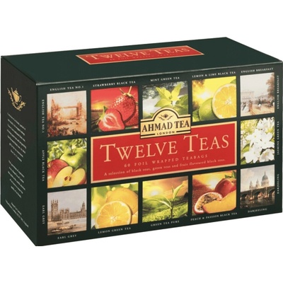 Ahmad Tea Čajová kolekcia Twelve Teas 60 sáčkov