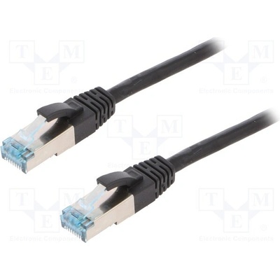 Logilink CQ6035S Patch, PUR Cat.6A S/FTP, 1m, černý