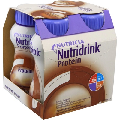 NUTRIDRINK PROTEIN S PŘÍCHUTÍ ČOKOLÁDOVOU POR SOL 4X200ML – Hledejceny.cz