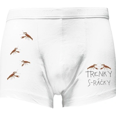 Boxerky shorty s potiskem Trenky s-ráčky pánské – Hledejceny.cz