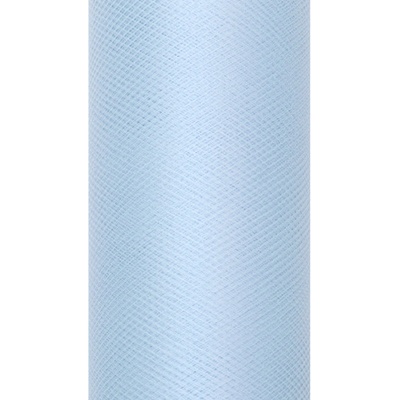 Tyl SVĚTLE MODRÝ šířka 15 cm, návin 9 m