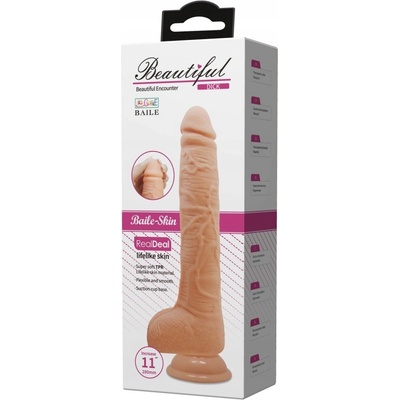 Pretty Love Beautiful Dick Realistic Dildo 28 cm Nude