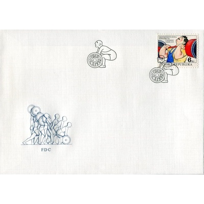 Česká pošta (1993) FDC 8 - MS juniorů ve vzpírání