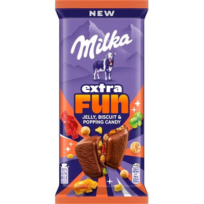 Milka Extra Fun sušienka želé mliečna čokoláda 150 g