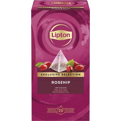 Lipton čaj pyramídky Exclusive Selection divoká ruža 25 vrecúšok