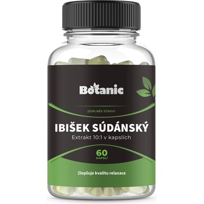 Botanic Ibištek sudánsky Extrakt 10:1 v kapsuliach 60 kapsúl