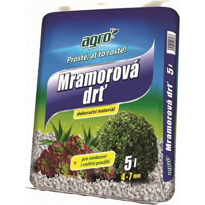 Agro Mramorová drť 4 - 7 mm 5 l – Hledejceny.cz