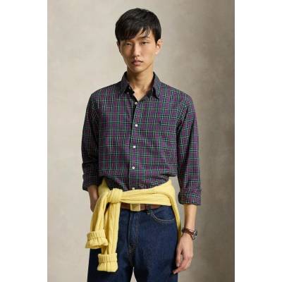 Polo Ralph Lauren pánska bavlnená košeľa 710953644 fialová