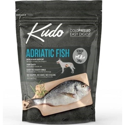 Kudo Dog Low Grain Senior & Light All Size Adriatic Fish 12 kg
