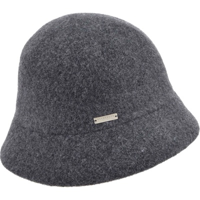 Seeberger Bucket hat zimní vlněný klobouček šedý