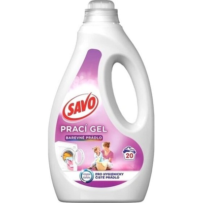 Savo prací gél na farebné oblečenie 1 l 20 PD