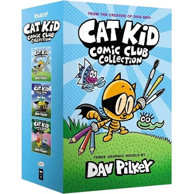 Graphix Cat Kid Comic Club Collection: From the Creator of Dog Man (Vol. 1-3) Boxed Set