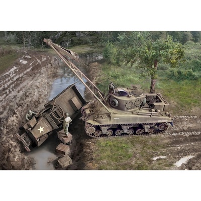 Italeri Model Kit tank 6547 M32B1 ARMO RECOVERY VEHICLE červená 1:35