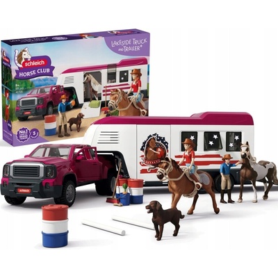 Schleich 42705 Nákladní vůz Lakeside s přívěsem