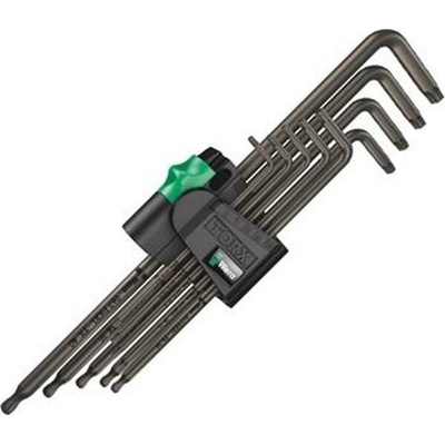 Wera Zástrčné klíče Torx 967/9 TX 1 dlouhé sada 9 dílů 024460